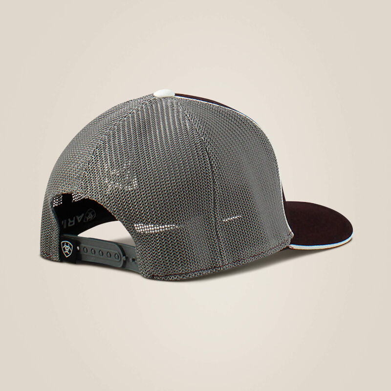 Ariat Large Logo Patch Cap Burgundy - Image 2
