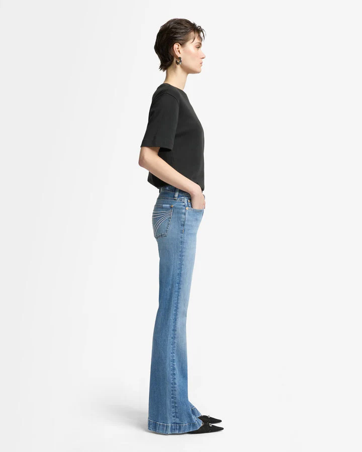 7 For All Mankind Caribbean Slim Illusion Trouser - Image 3