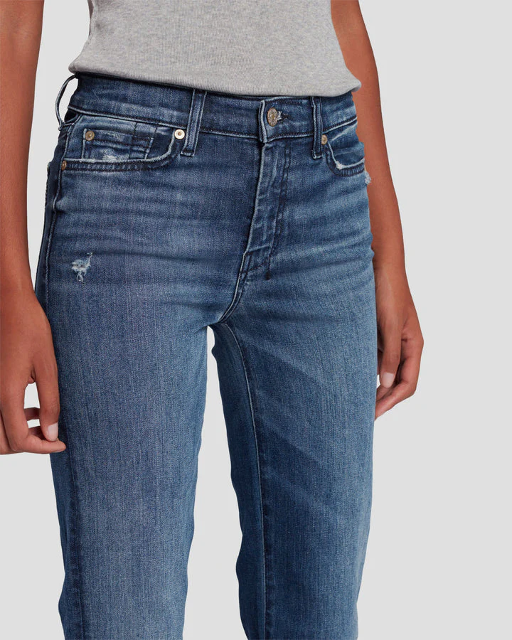 7 For All Mankind DOJO  Lake Blue - Image 4