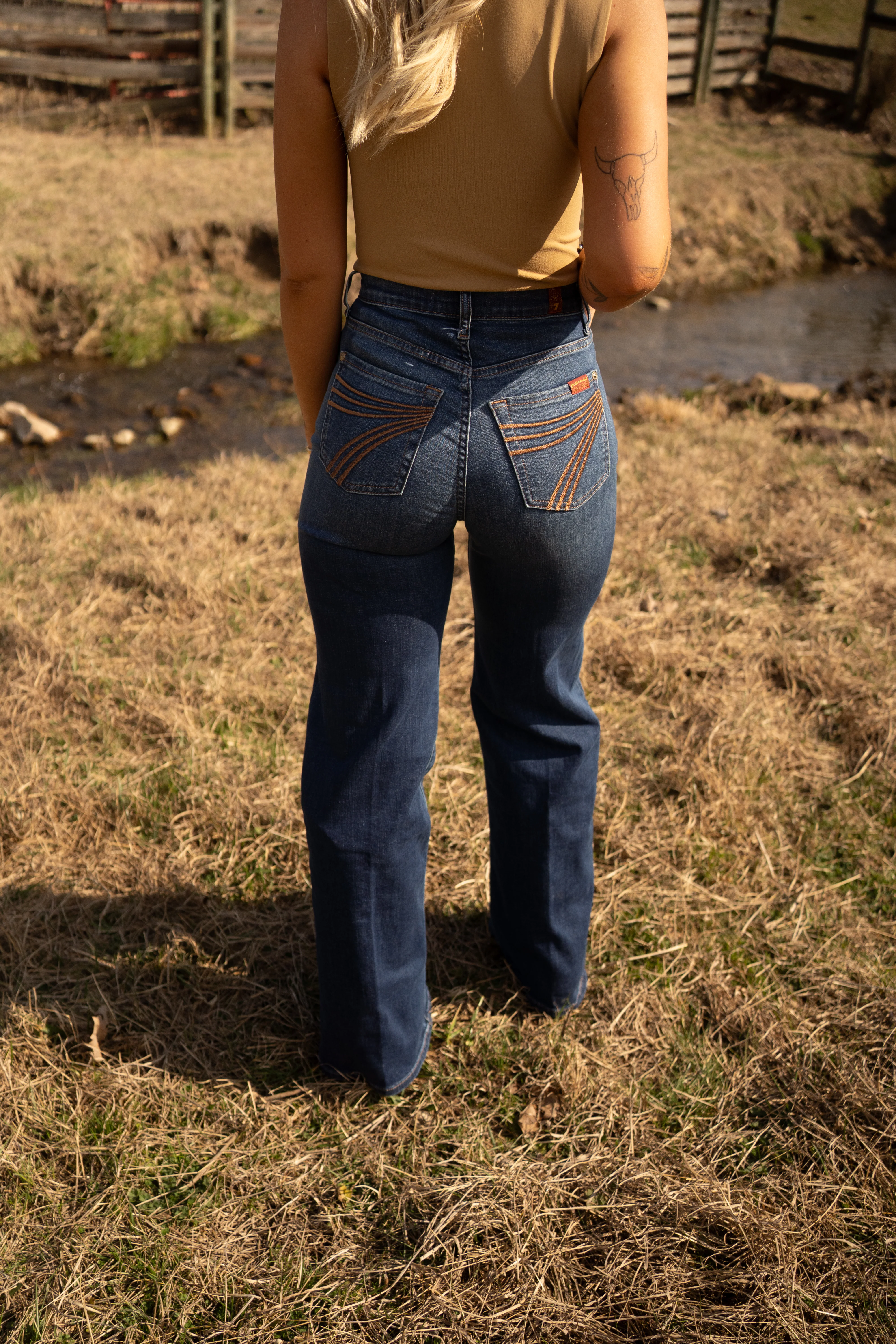 7 For All Mankind Ultra High Rise Jo Deep - Image 3