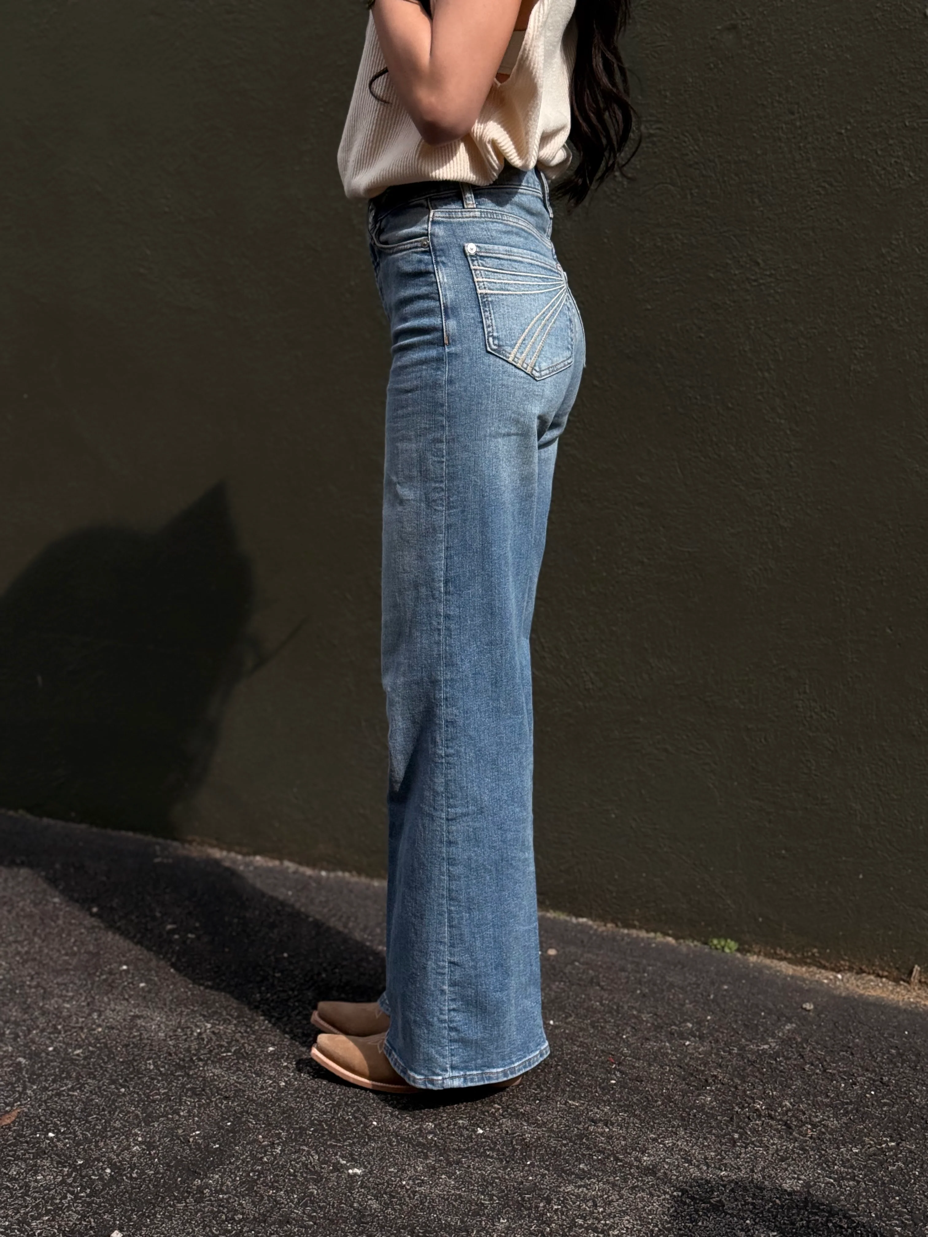 7 For All Mankind Ultra High Rise Jo Sky Blue - Image 2