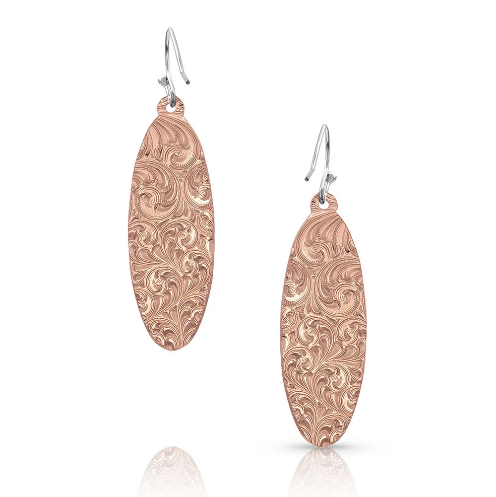 A Bit of Sunlit Mountain Glacier Turquoise Earrings - Image 3