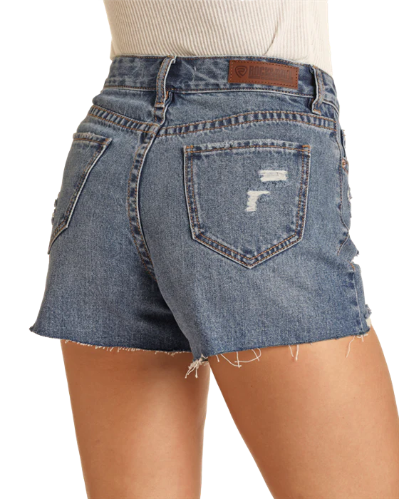 Final Sale ✨ Abigail Distressed Denim Shorts - Image 2