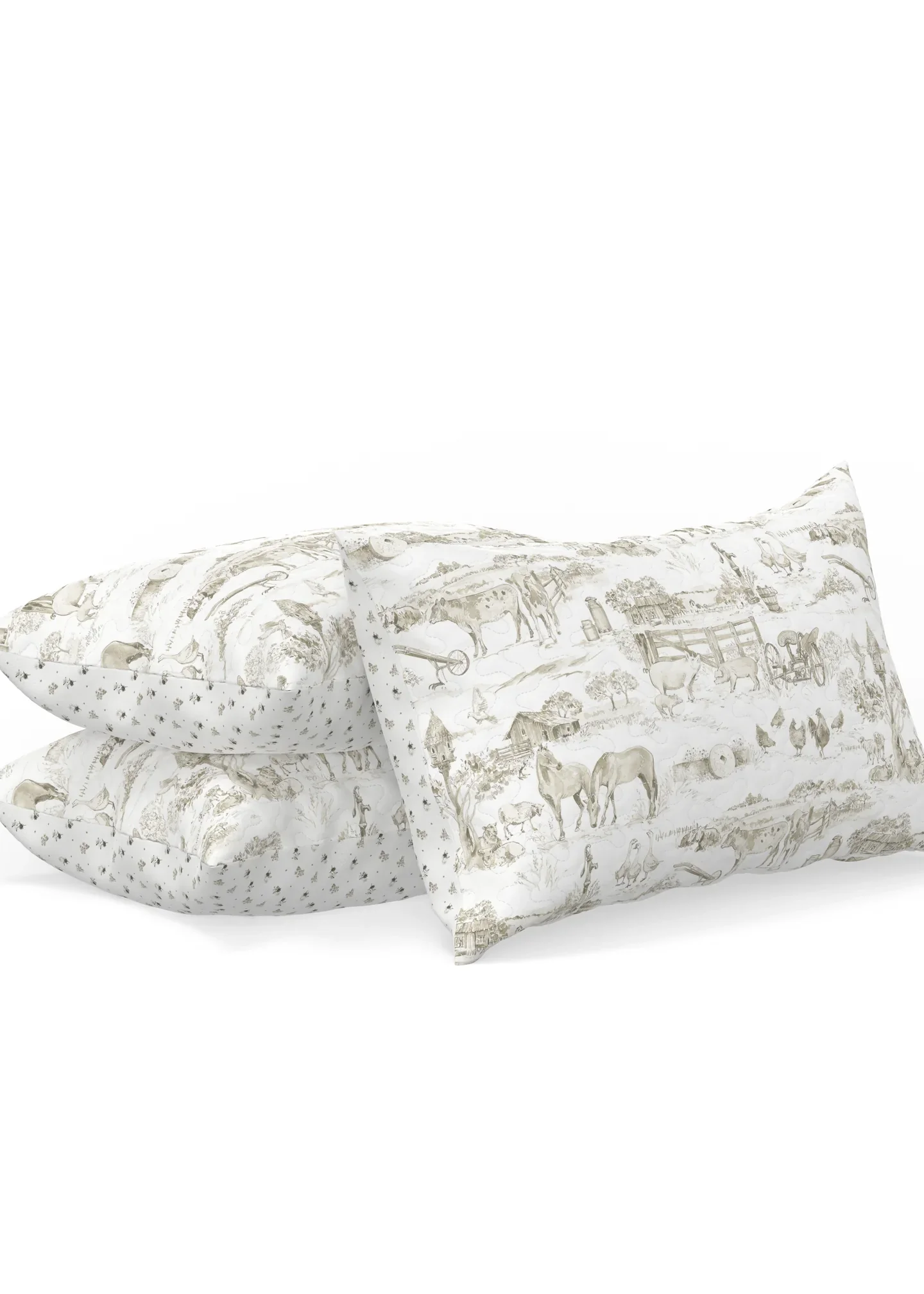 Aledo Toile Quilt Blanket - Image 2