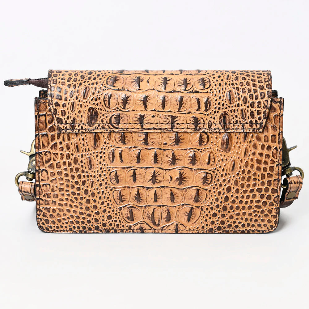 American Darling Crocodile Print Handbag - Image 3
