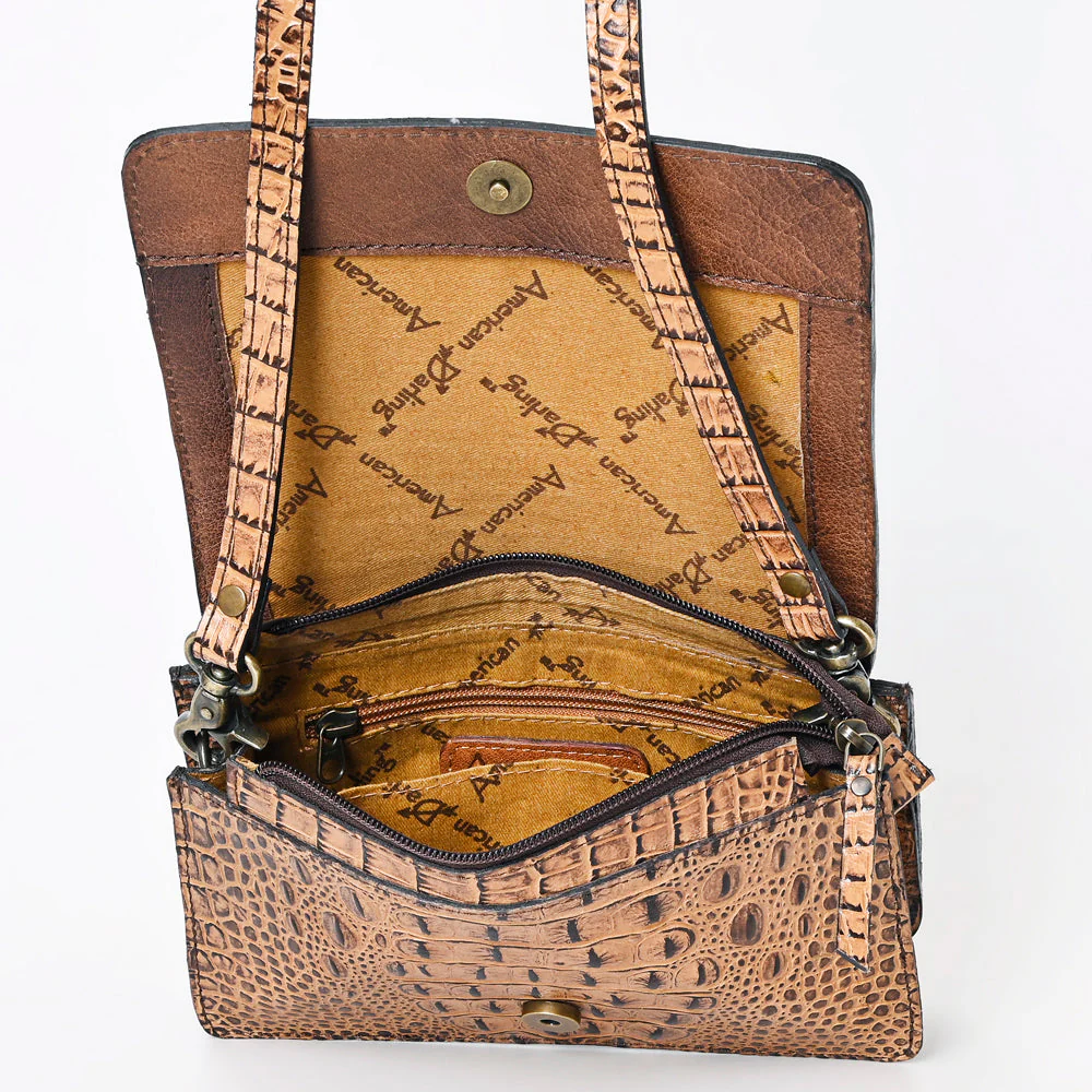 American Darling Crocodile Print Handbag - Image 4