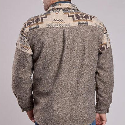 Men's Aztec Shirt-Jacket - Roper - Image 2