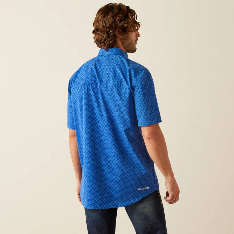 Ariat 360 Airflow Blue Shirt - Image 2