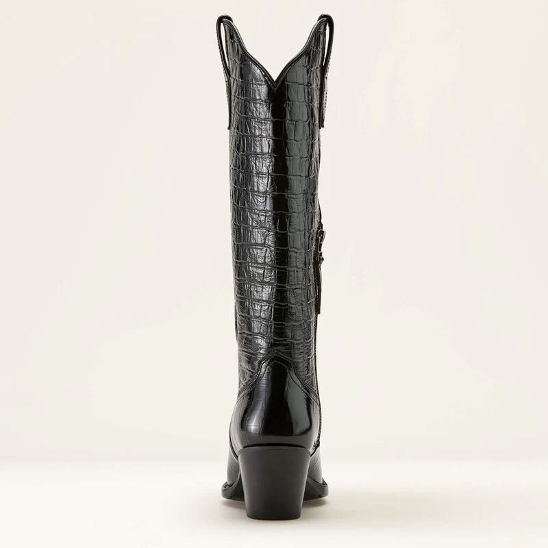 Ariat Casanova Caviar Croc Print Boots - Image 6