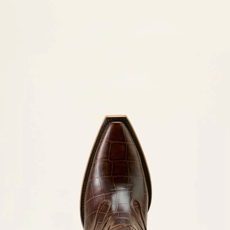Ariat Casanova Espresso Croc Print Boots - Image 4