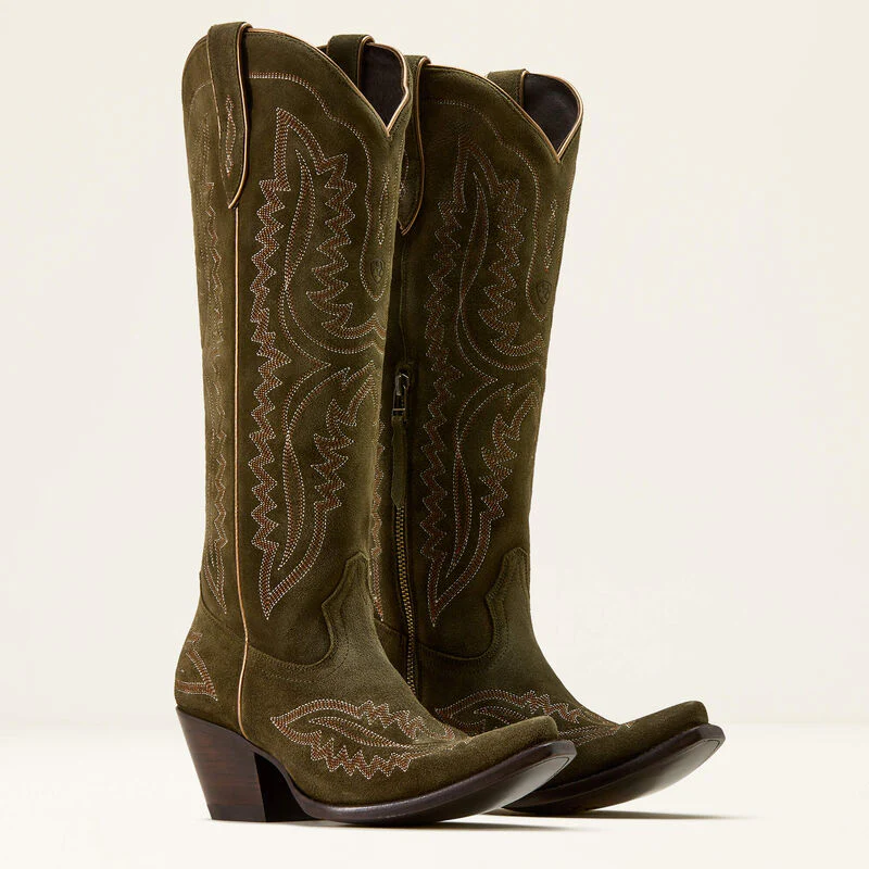 Ariat Casanova Soft Olive Suede - Image 6