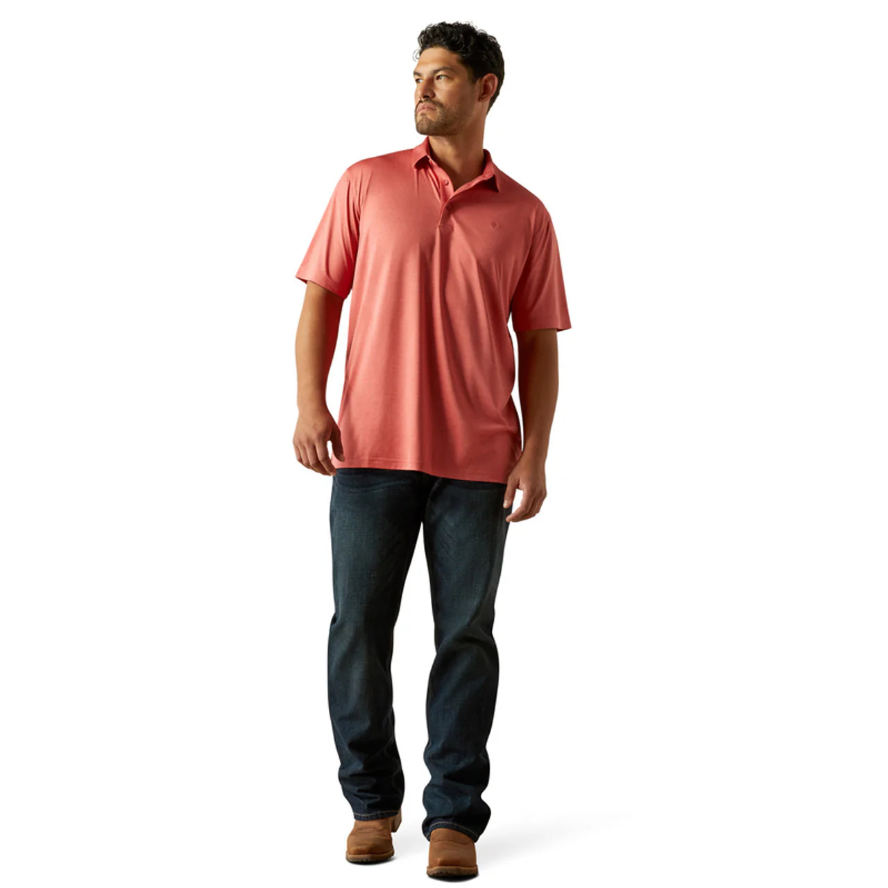 Ariat Charger Chrysanthemum Men's Polo - Image 3