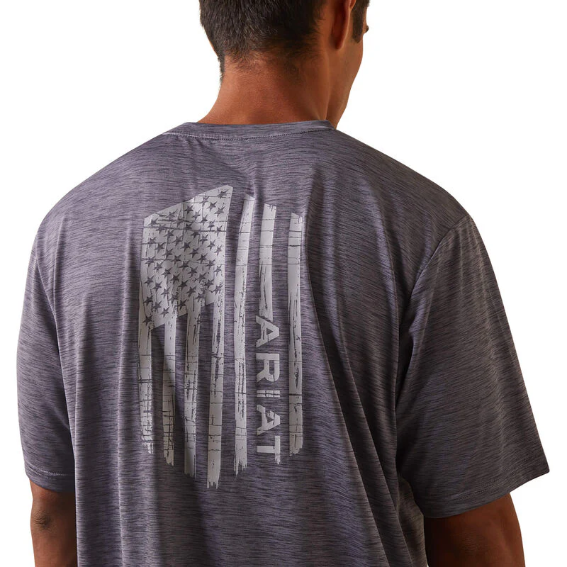 Final Sale✨Ariat Charger Flag Tee