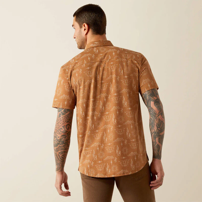 Ariat Desert Mocha Button Down Shirt - Image 2