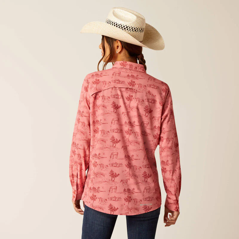 Ariat Faded Rose Ventek Women's Shirt - Image 2