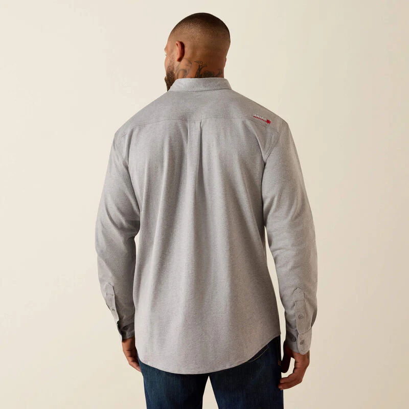 Ariat FR Airified Work Shirt Silver Fox - Image 2