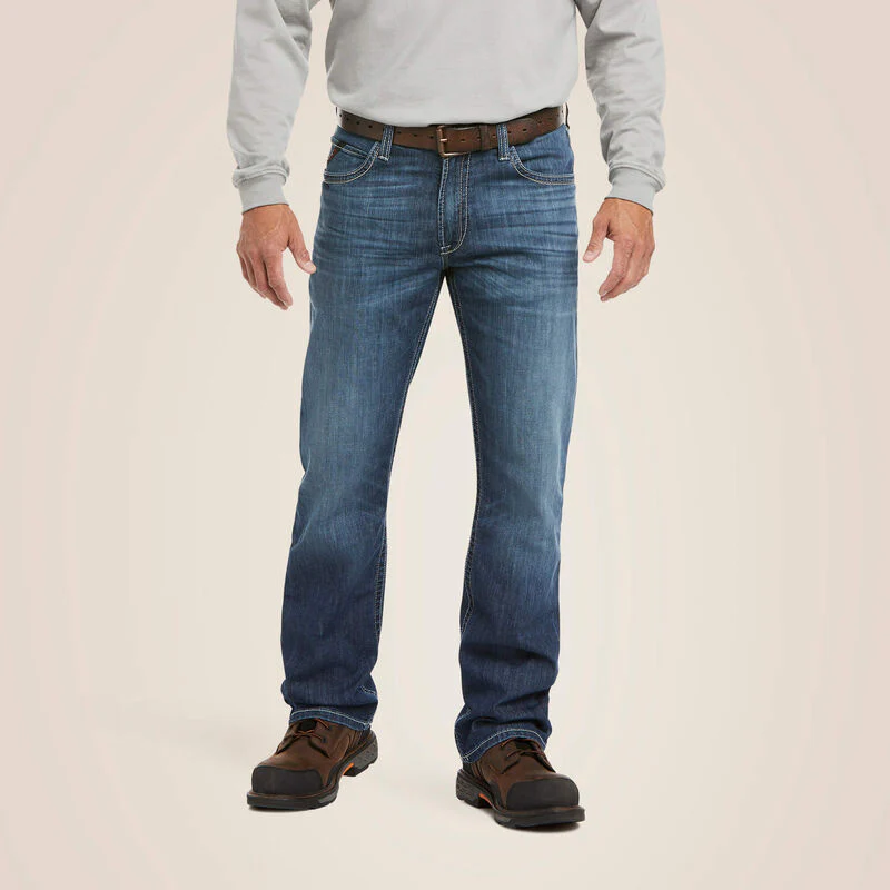 Ariat FR M4 Relaxed Stretch DuraLight Boundary Boot Cut Jean - Image 2