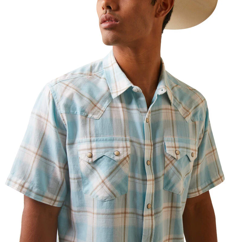 Final Sale ✨ Ariat - Halbertson Retro Short Sleeve Snap - Image 3