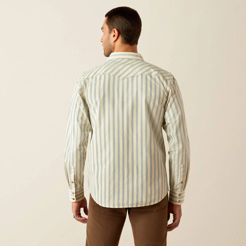 Ariat Hanford Cream Snap Up Men's - Image 2