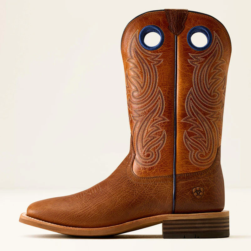 Ariat Highland Toughstock Wide Square Toe Cowboy Boot - Image 2