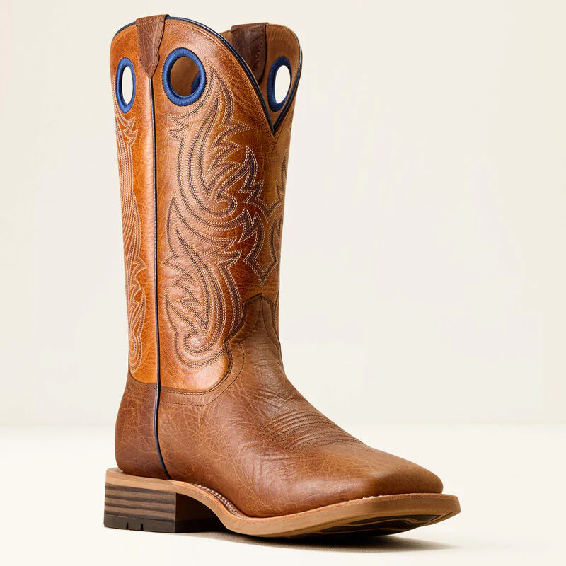 Ariat Highland Toughstock Wide Square Toe Cowboy Boot - Image 6