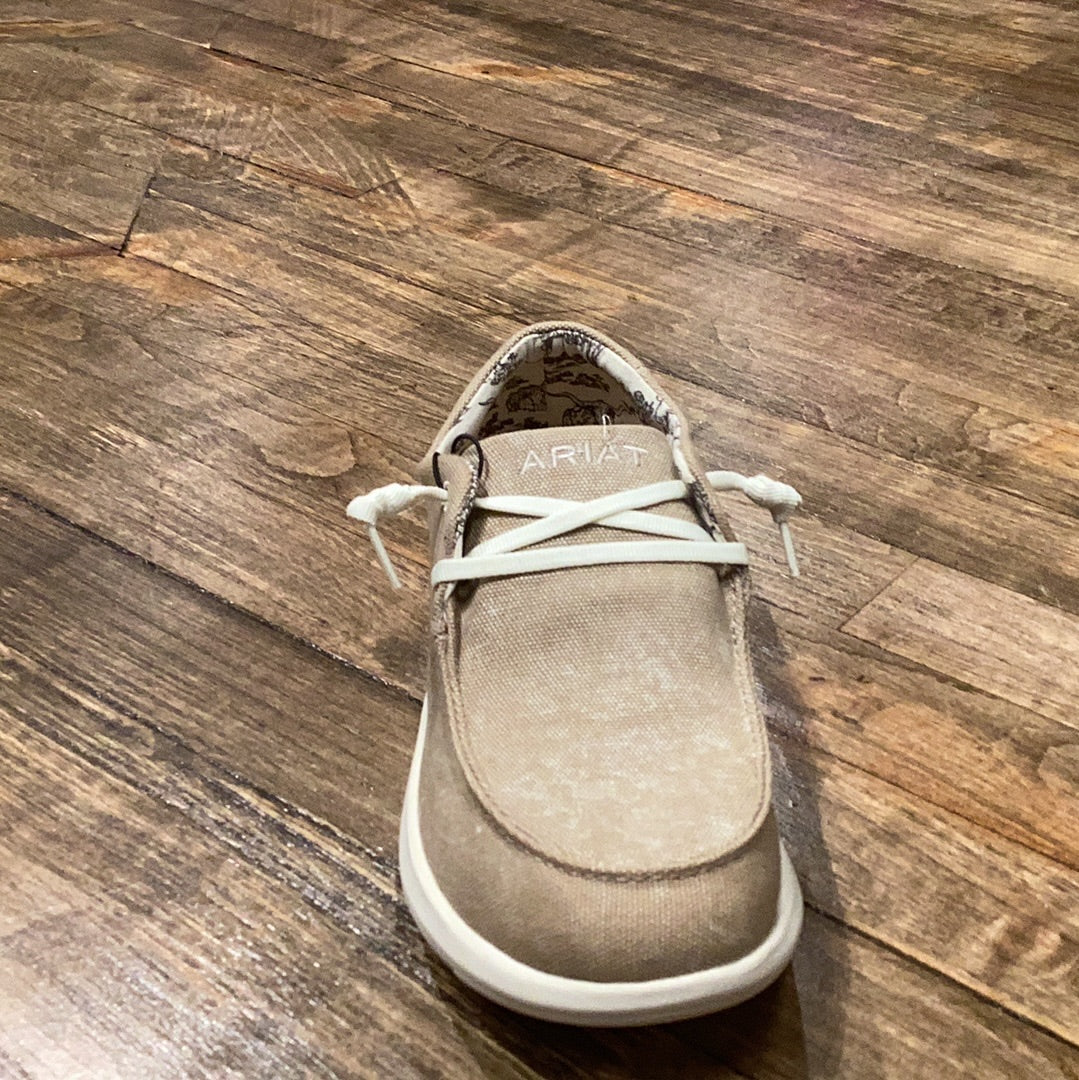Ariat hilo’s washed tan canvas - Image 2
