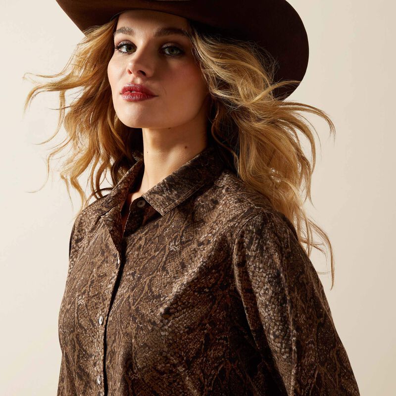 Ariat Homestyle Snake Women's Button Up - Image 2