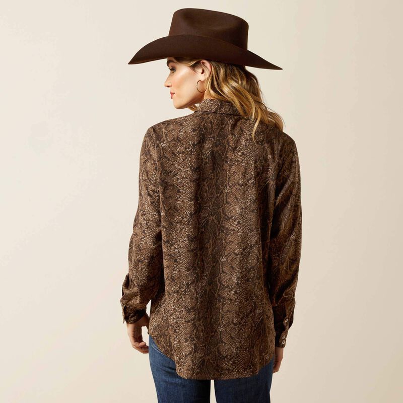 Ariat Homestyle Snake Women's Button Up - Image 3