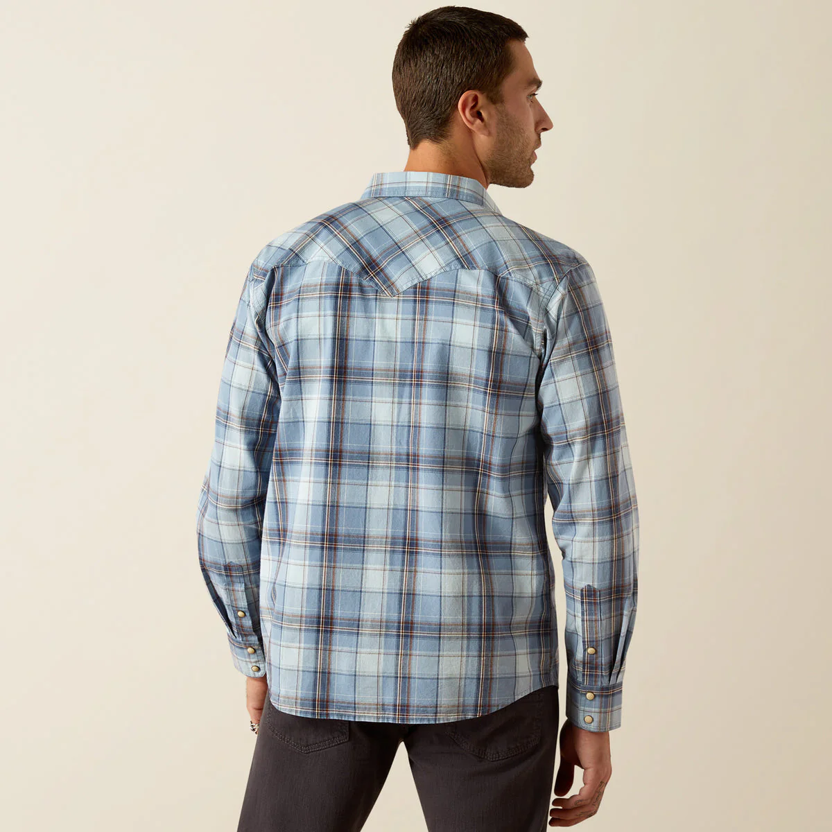 Ariat Hunter Blue Snap Up Men's - Image 2