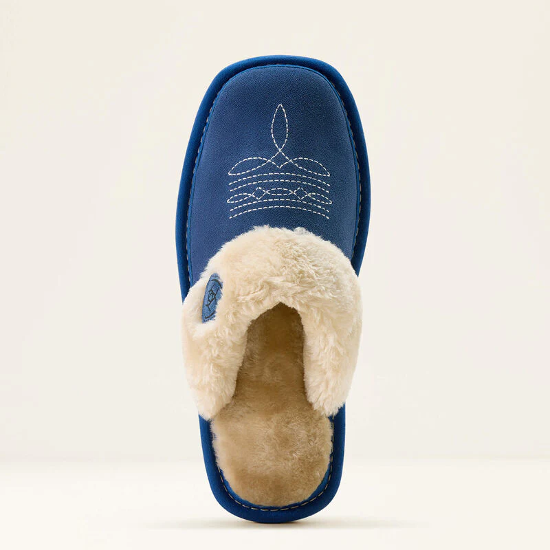 Ariat Jackie Square Toe Denim Suede Slipper - Image 2