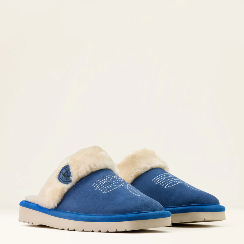 Ariat Jackie Square Toe Denim Suede Slipper - Image 3
