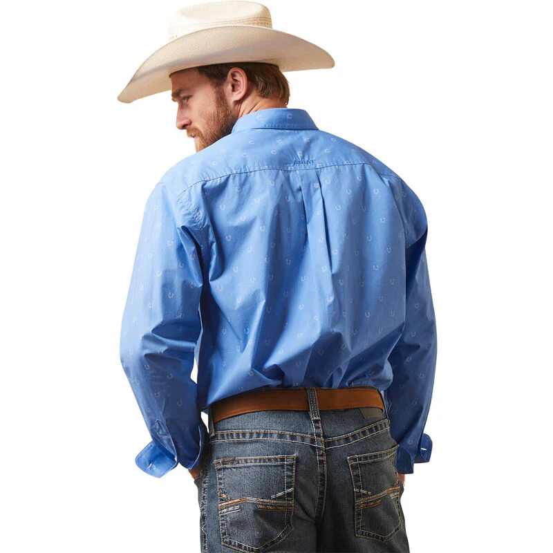 Final Sale ✨ Ariat Leroy Classic Fit Blue - Image 3