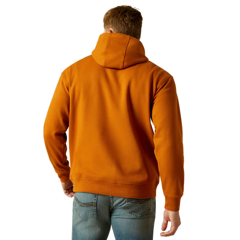 Ariat Logo Hoodie Glazed Ginger - Image 2