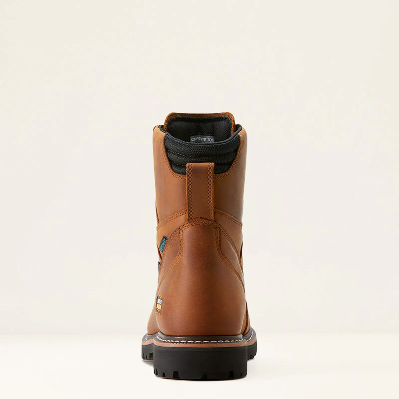 Ariat Longview Shock Shield 8" Waterproof Composite Toe Work Boot - Image 4