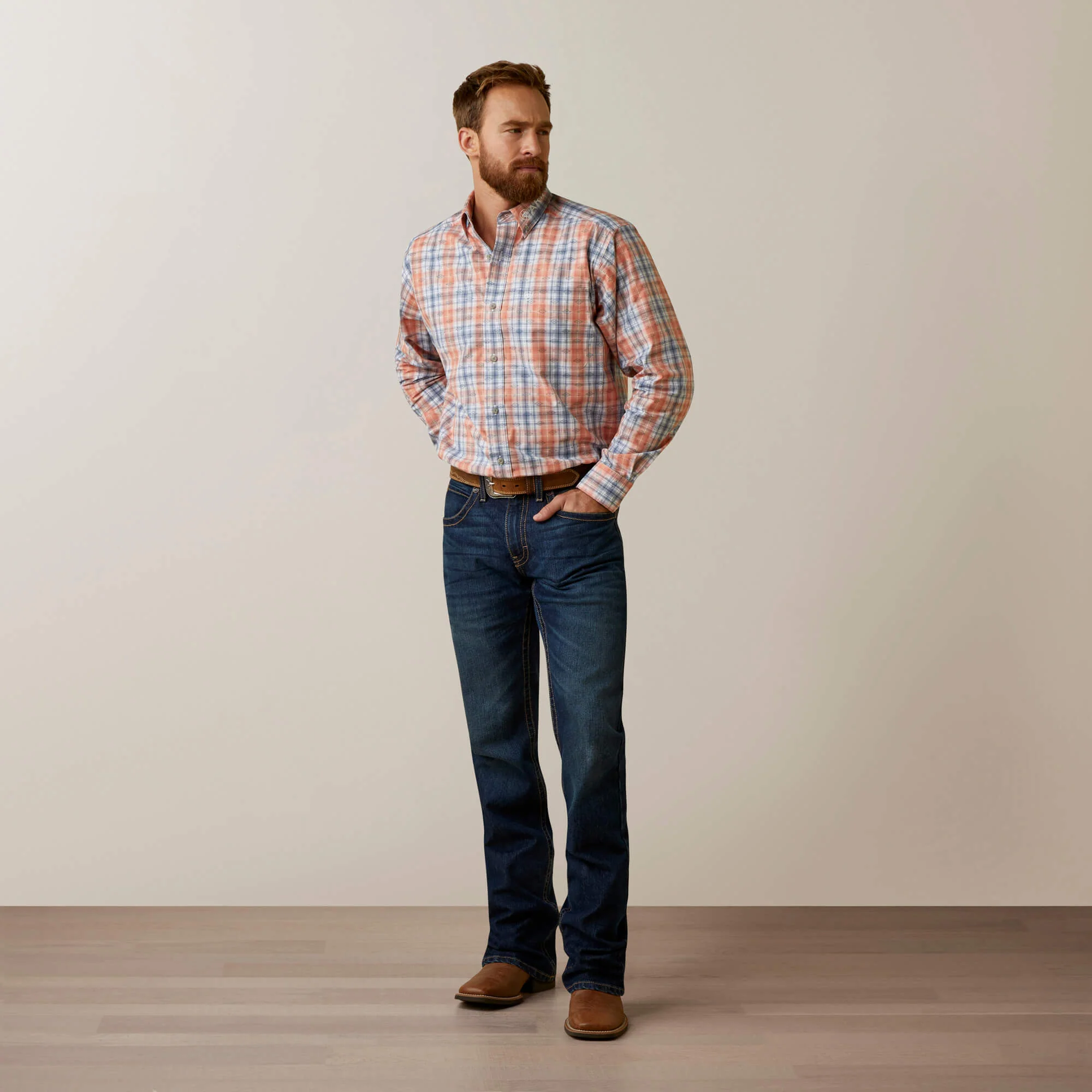Final Sale ✨ARIAT Men’s Geometric Button Up - Image 2