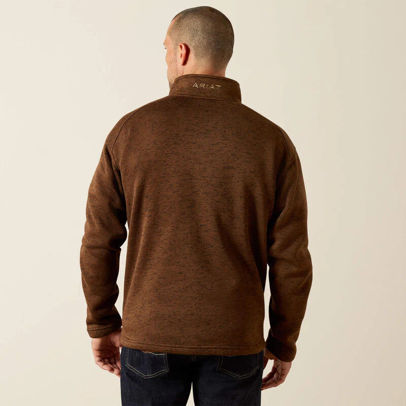 Ariat Men's Caldwell Quarter Zip Sweater - Image 3