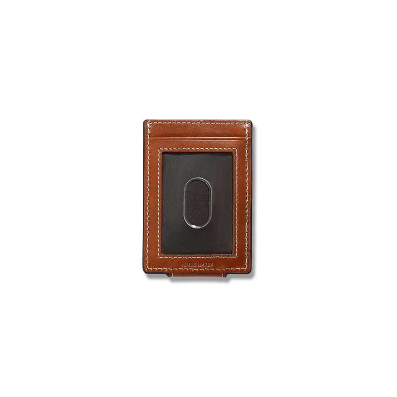 Men's Ariat Tan Money Clip Style Wallet - Image 2