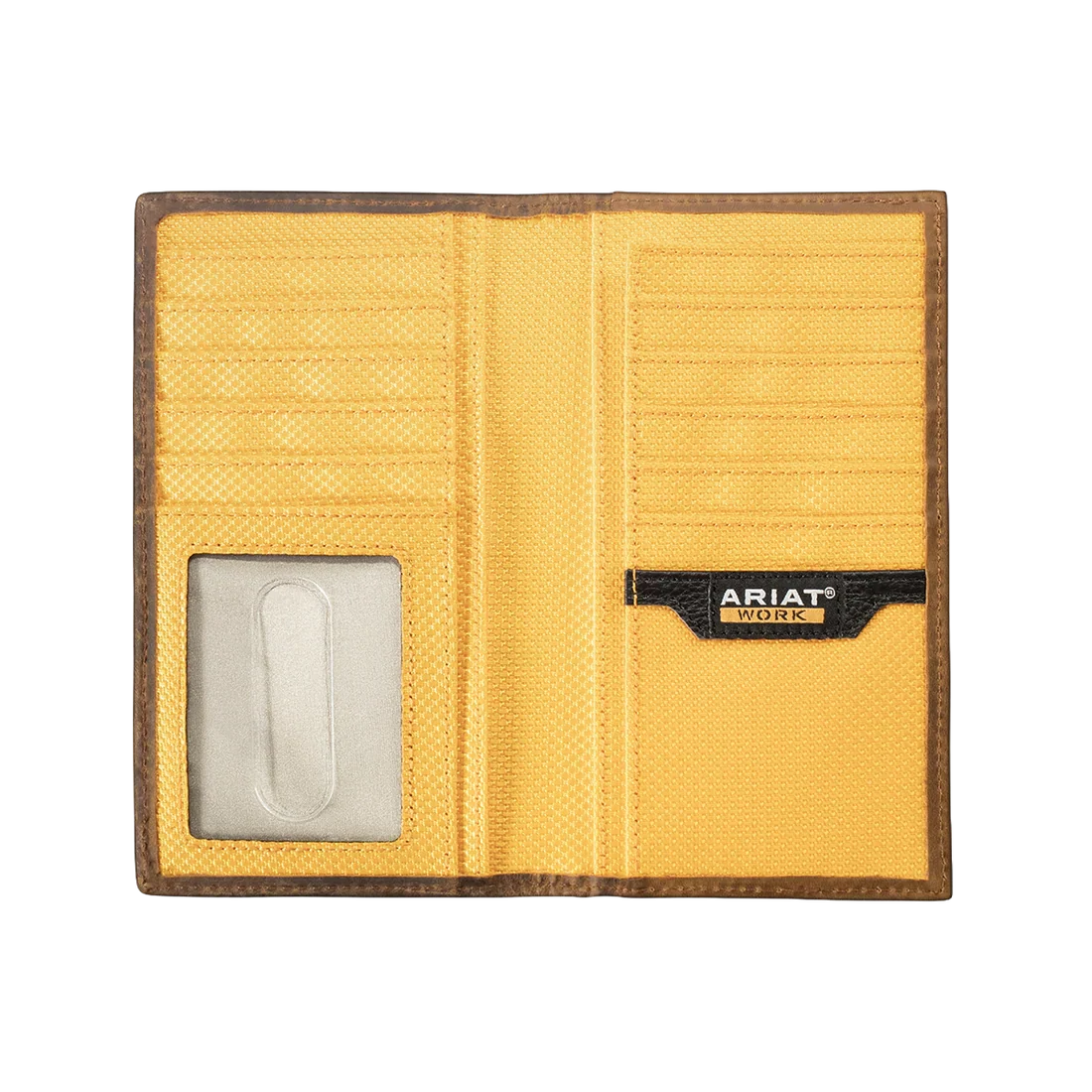 Ariat Men's Medium Brown Tan Checkbook - Image 2