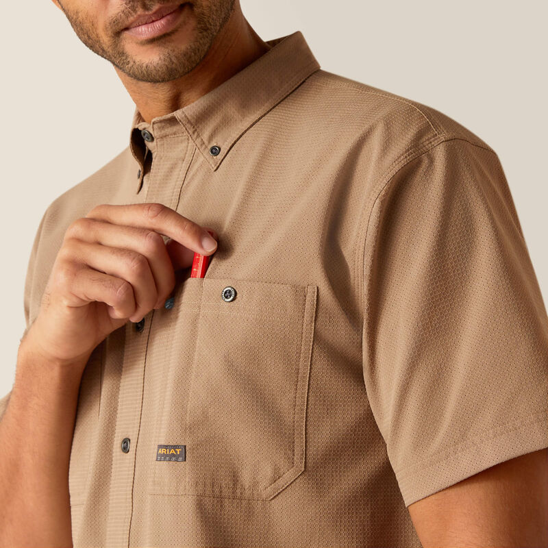 Ariat Men's Rebar Made Tough 360 AirFlow Work Shirt - Image 2