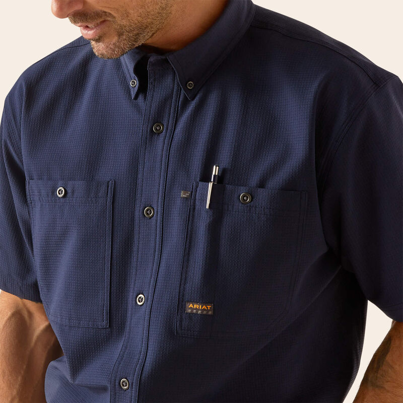 Ariat Men's Rebar Made Tough 360 AirFlow Work Shirt - Image 2