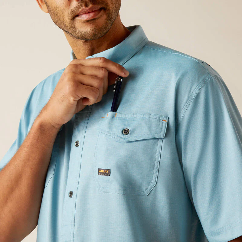 Ariat Men's Rebar Made Tough VentTEK DuraStretch Work Shirt - Image 5