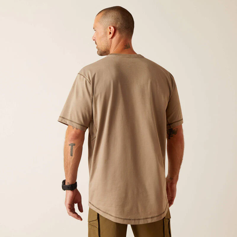 Ariat Men's Rebar Workman T-Shirt Brindle - Image 2