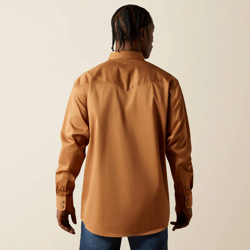 ARIAT Men's Solid Twill Snap Up Shirt - Image 2