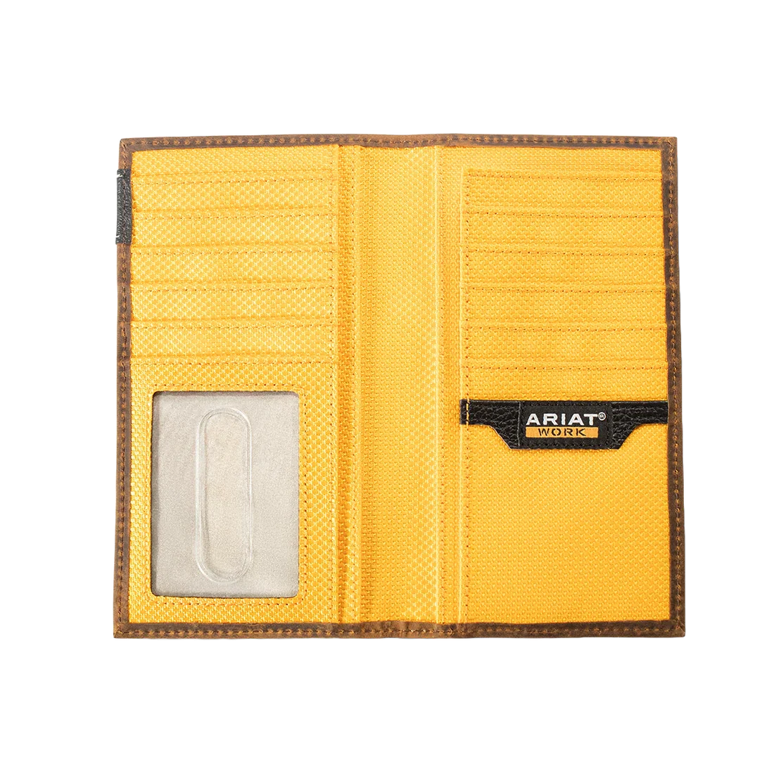 Ariat Men's Work Bifold Brown Wallet - Image 2