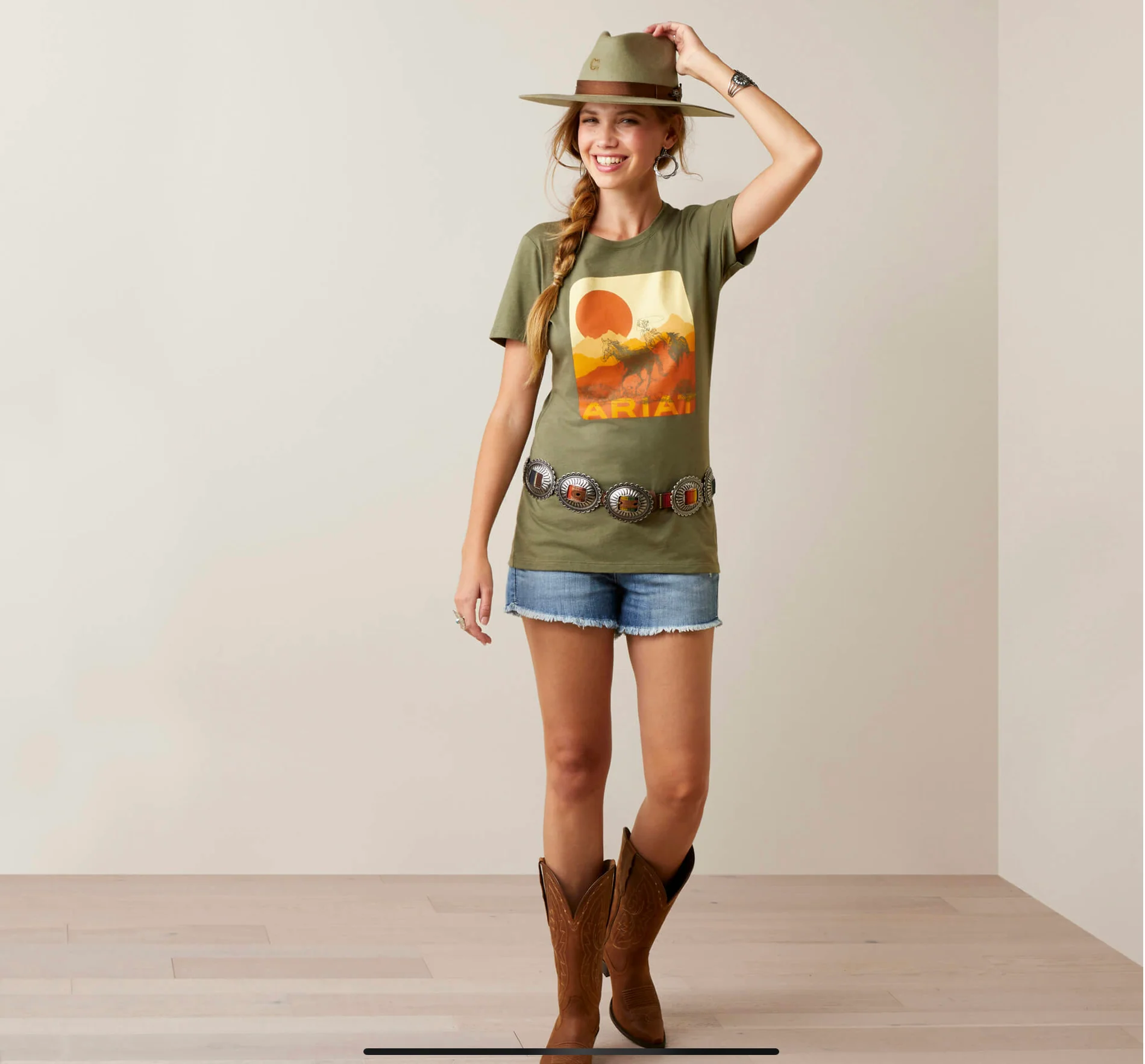 Final Sale ✨Ariat mustang fever SS Tshirt - Image 3