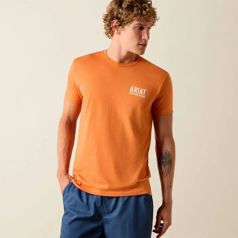 Ariat Outline Papaya T-Shirt - Image 2