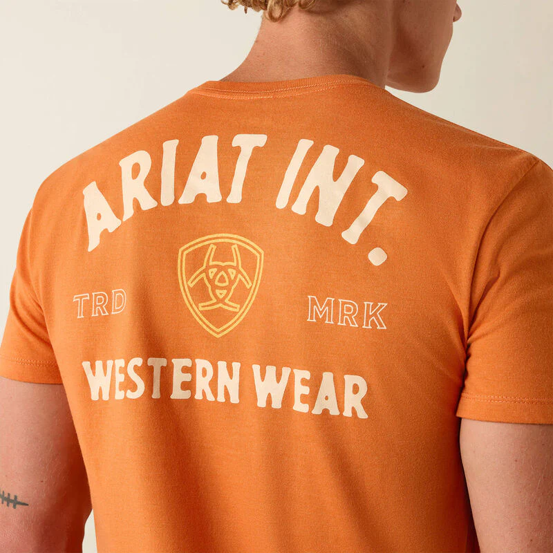 Ariat Outline Papaya T-Shirt - Image 3