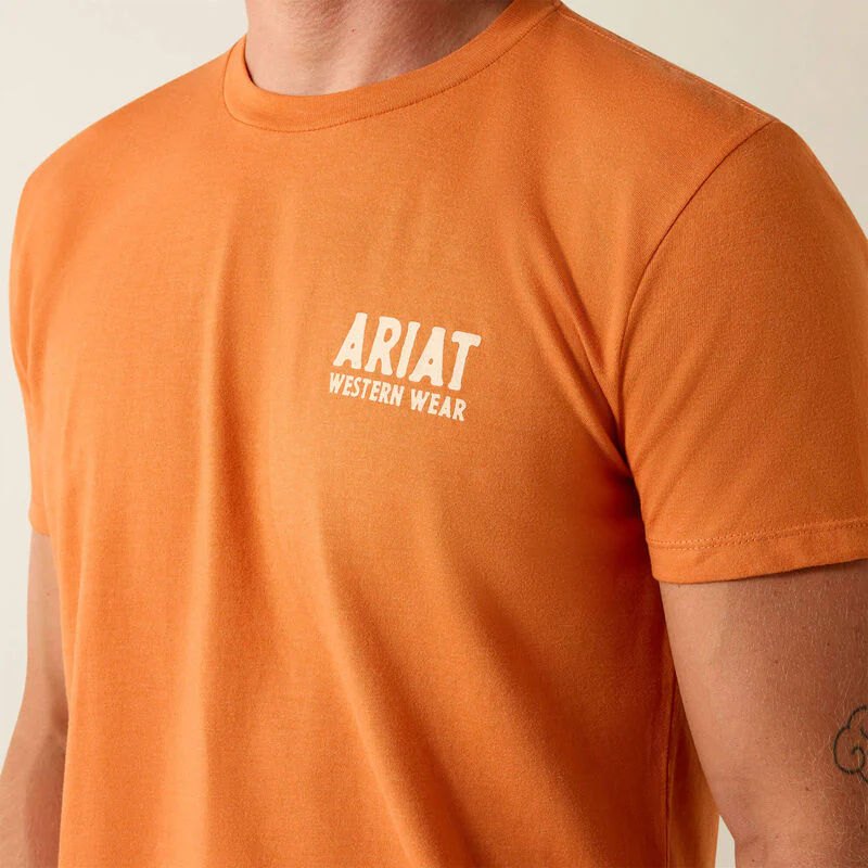 Ariat Outline Papaya T-Shirt - Image 4