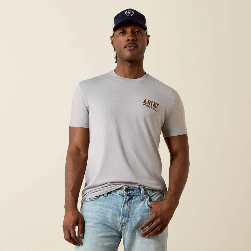 Ariat Outline Pewter T-Shirt - Image 2