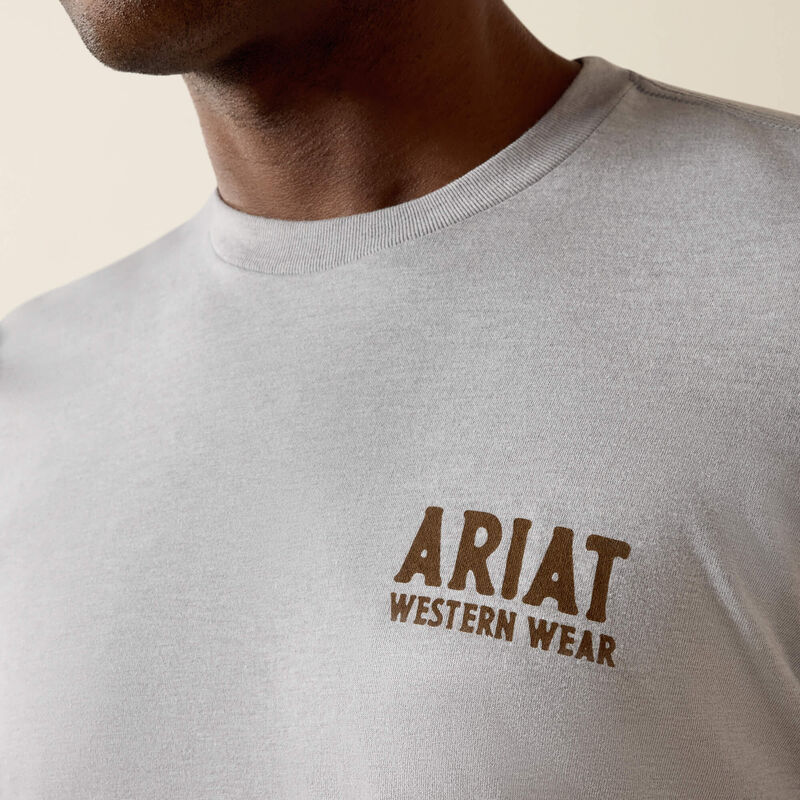 Ariat Outline Pewter T-Shirt - Image 3